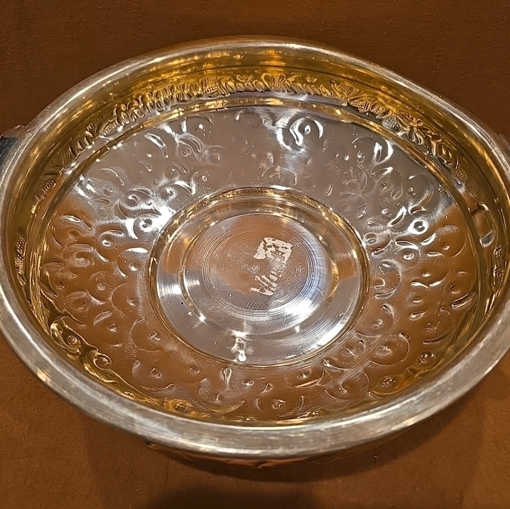 Fine Craft India Brass Traditional Decorative Urli Bowl Decor - 12" - Picture 6 of 15